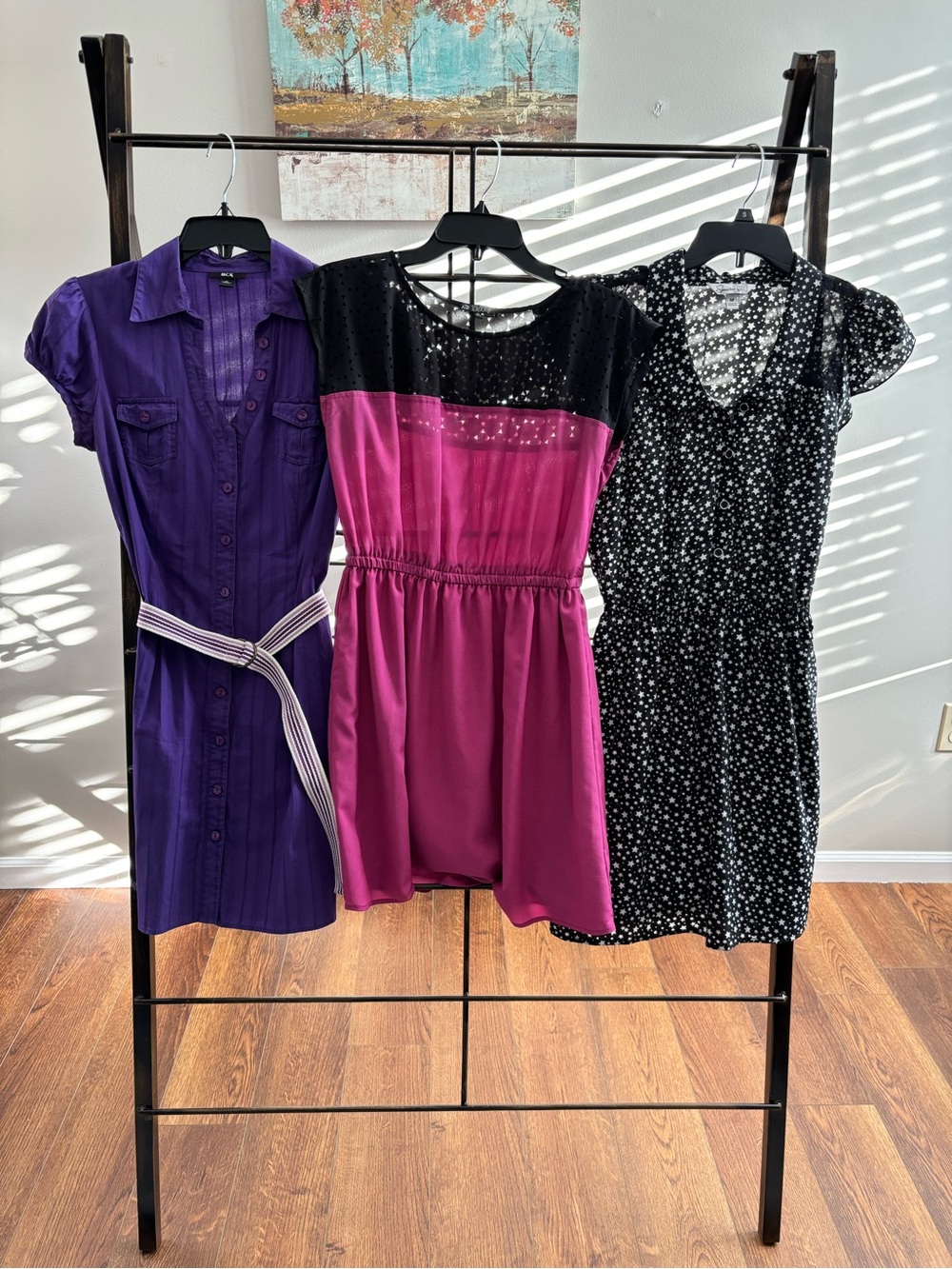 Bundle of Three Summer Dresses Mixed Brands Size Medium Juniors
